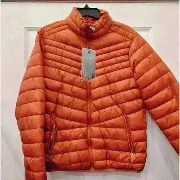 Quarry Jeans coat light weight orange puffer jacket - Picture 1 of 5